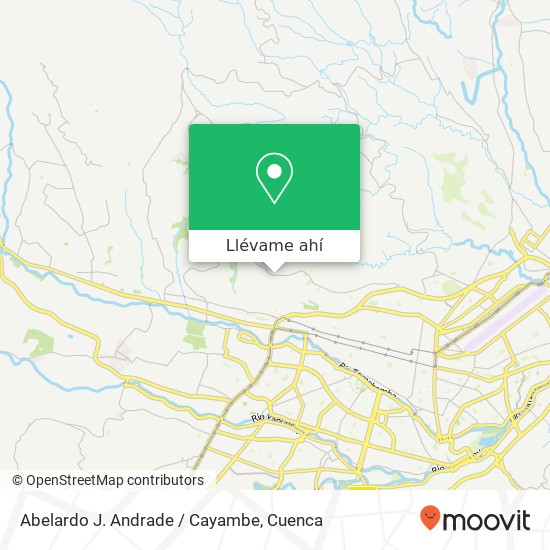Mapa de Abelardo J. Andrade / Cayambe