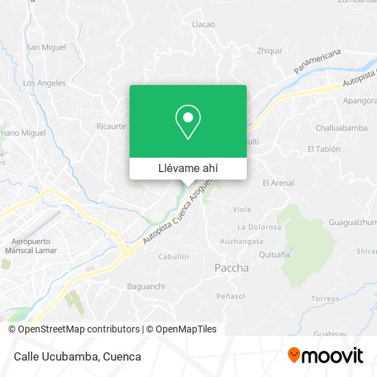 Mapa de Calle Ucubamba