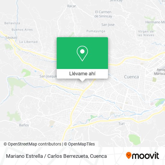 Mapa de Mariano Estrella / Carlos Berrezueta
