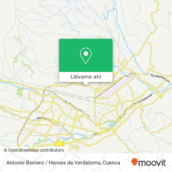 Mapa de Antonio Borrero / Heroes de Verdeloma