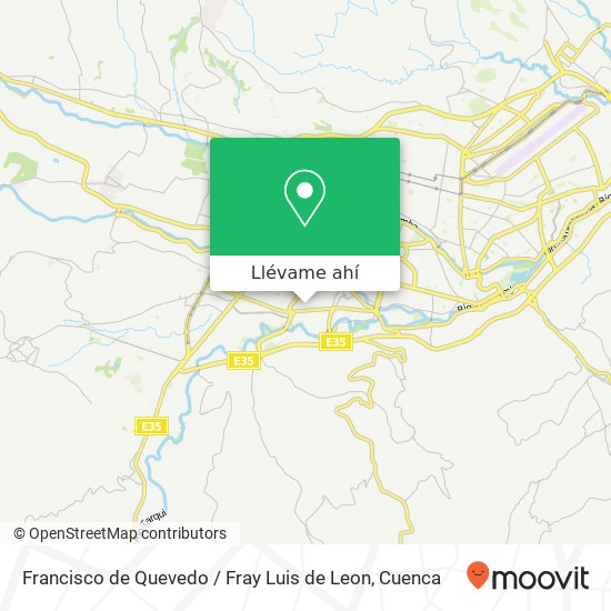 Mapa de Francisco de Quevedo / Fray Luis de Leon
