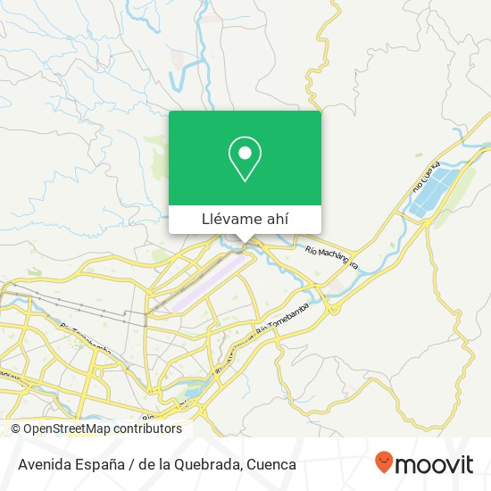 Mapa de Avenida España / de la Quebrada