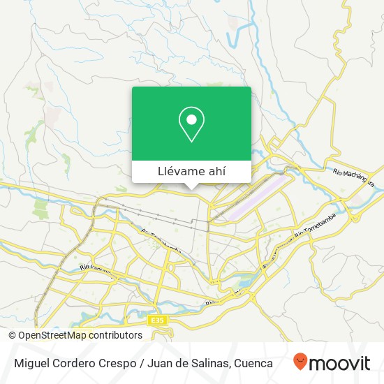 Mapa de Miguel Cordero Crespo / Juan de Salinas