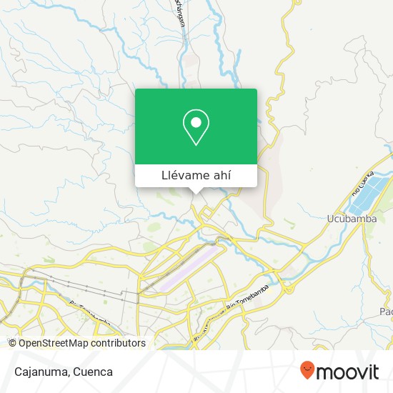 Mapa de Cajanuma