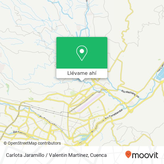 Mapa de Carlota Jaramillo / Valentin Martínez