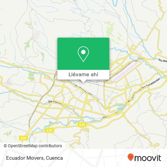 Mapa de Ecuador Movers