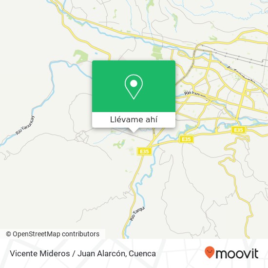 Mapa de Vicente Mideros / Juan Alarcón