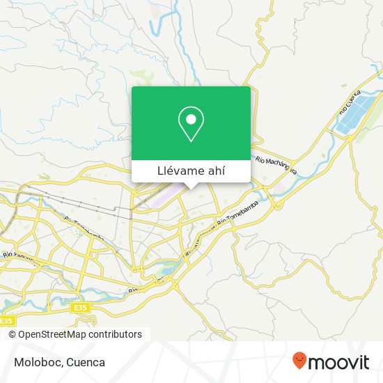 Mapa de Moloboc