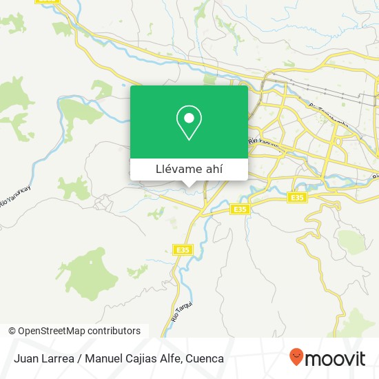 Mapa de Juan Larrea / Manuel Cajias Alfe