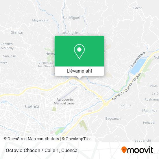 Mapa de Octavio Chacon / Calle 1