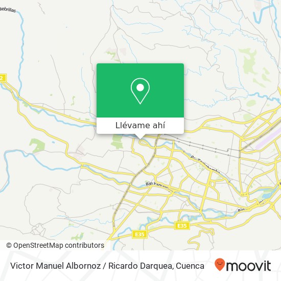 Mapa de Victor Manuel Albornoz / Ricardo Darquea