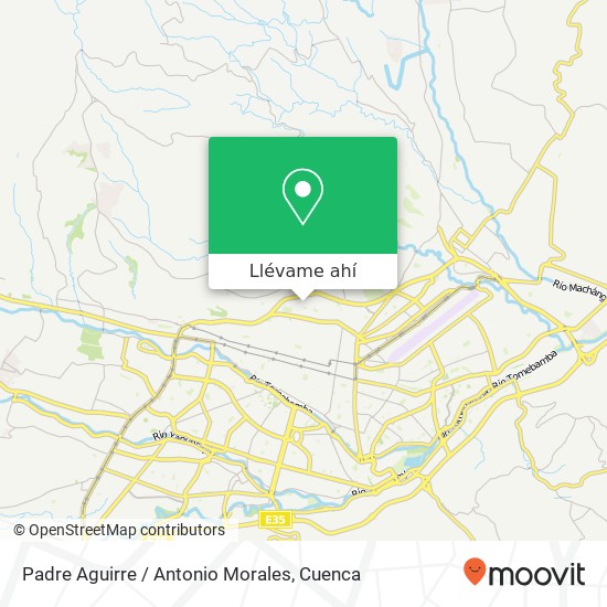Mapa de Padre Aguirre / Antonio Morales