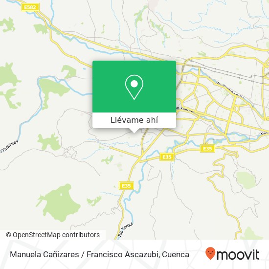 Mapa de Manuela Cañizares / Francisco Ascazubi