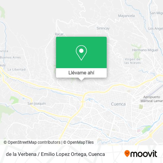 Mapa de de la Verbena / Emilio Lopez Ortega