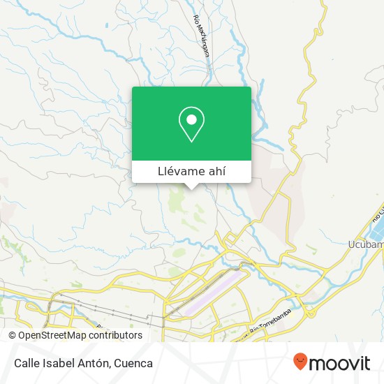 Mapa de Calle Isabel Antón