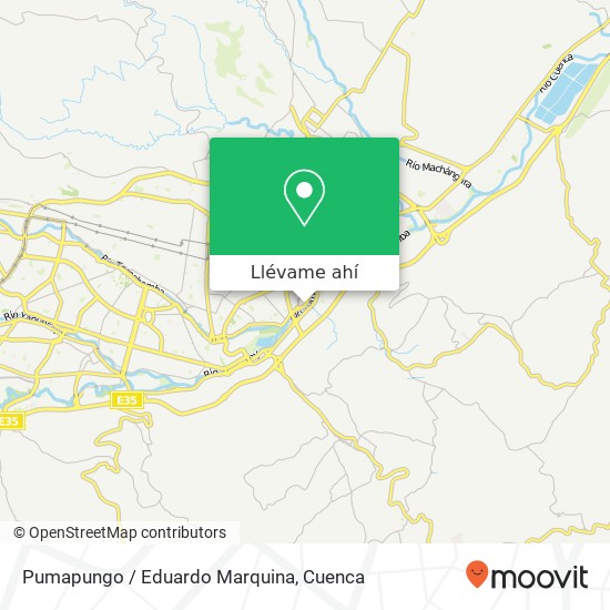 Mapa de Pumapungo / Eduardo Marquina