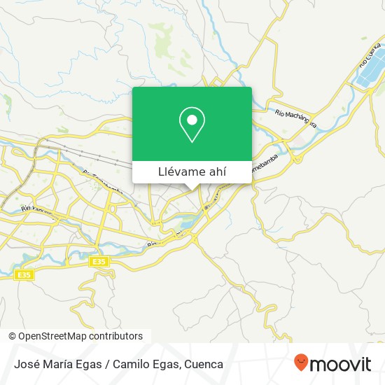 Mapa de José María Egas / Camilo Egas