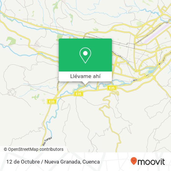 Mapa de 12 de Octubre / Nueva Granada