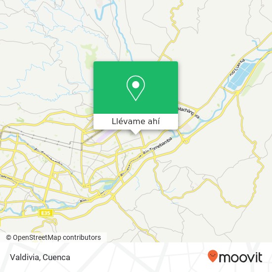 Mapa de Valdivia