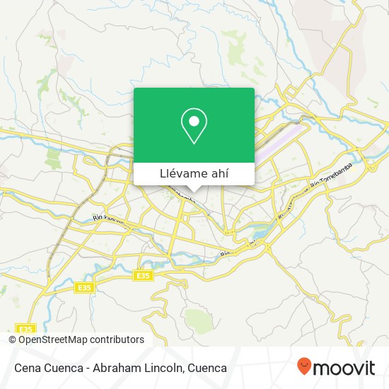 Mapa de Cena Cuenca - Abraham Lincoln