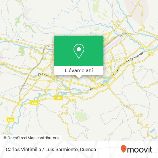 Mapa de Carlos Vintimilla / Luis Sarmiento