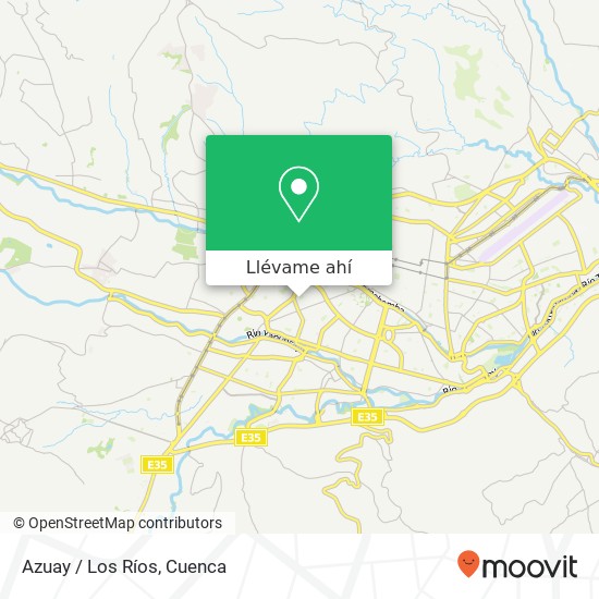 Mapa de Azuay / Los Ríos