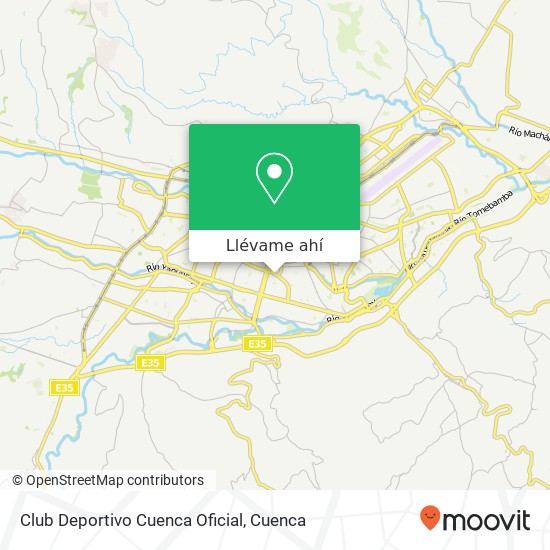 Mapa de Club Deportivo Cuenca Oficial