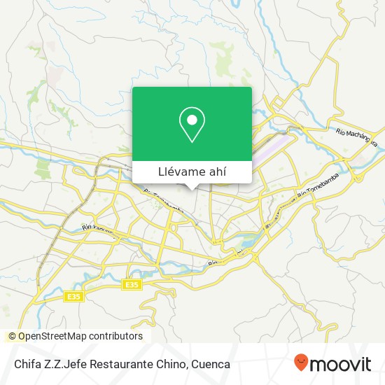 Mapa de Chifa Z.Z.Jefe Restaurante Chino