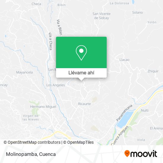 Mapa de Molinopamba