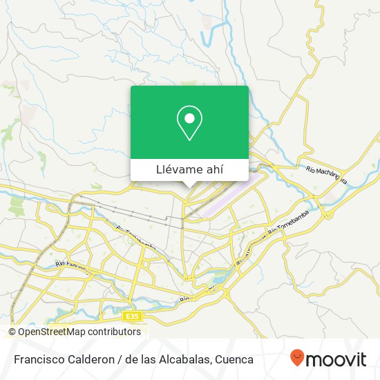 Mapa de Francisco Calderon / de las Alcabalas