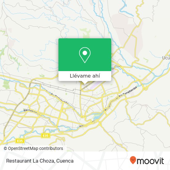 Mapa de Restaurant La Choza