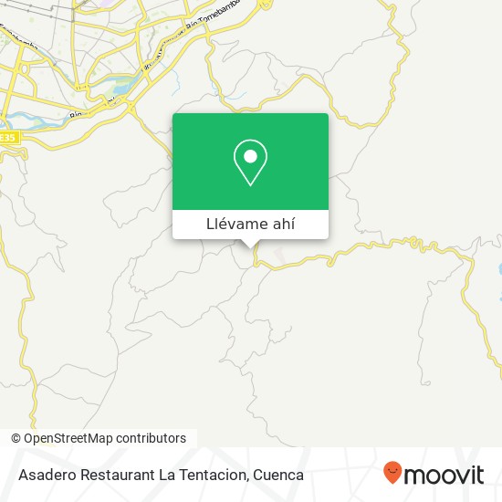 Mapa de Asadero Restaurant La Tentacion