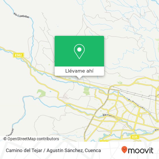 Mapa de Camino del Tejar / Agustín Sánchez