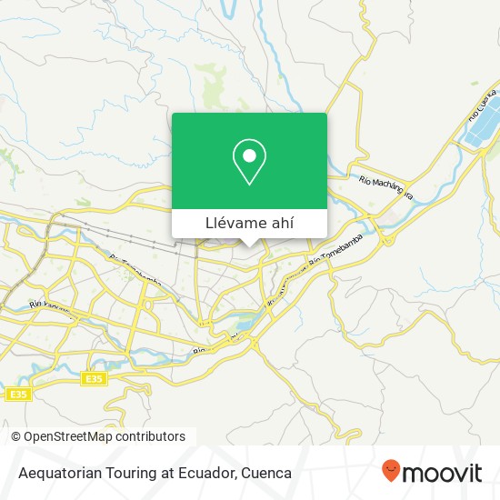 Mapa de Aequatorian Touring at Ecuador