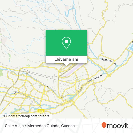 Mapa de Calle Vieja / Mercedes Quinde