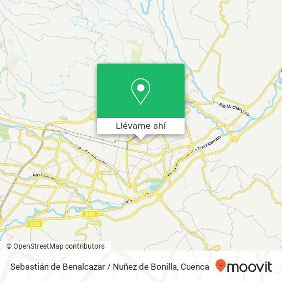 Mapa de Sebastián de Benalcazar / Nuñez de Bonilla