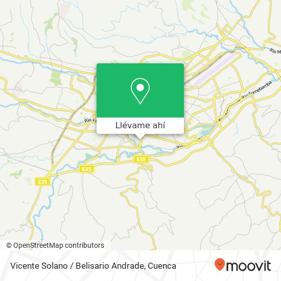 Mapa de Vicente Solano / Belisario Andrade