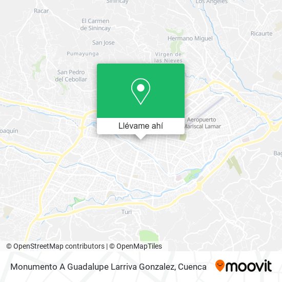 Mapa de Monumento A Guadalupe Larriva Gonzalez