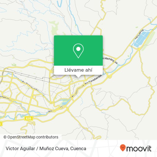 Mapa de Victor Aguilar / Muñoz Cueva