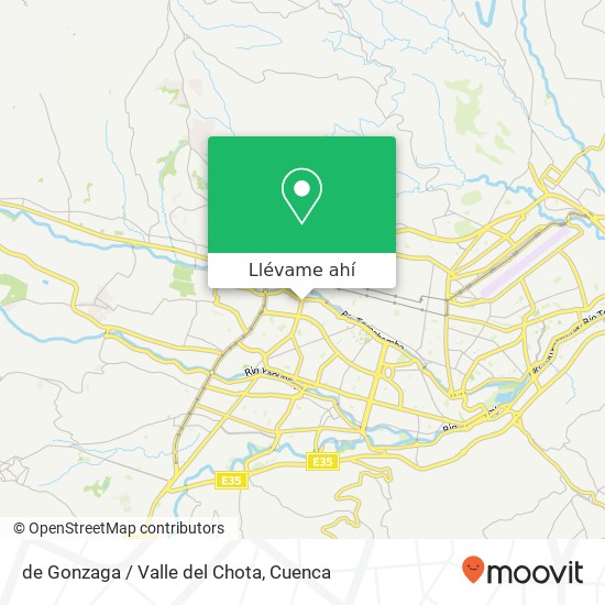 Mapa de de Gonzaga / Valle del Chota