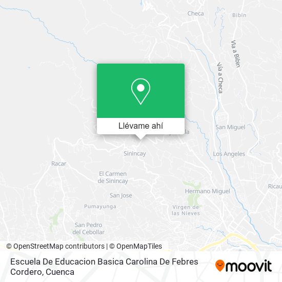 Mapa de Escuela De Educacion Basica Carolina De Febres Cordero