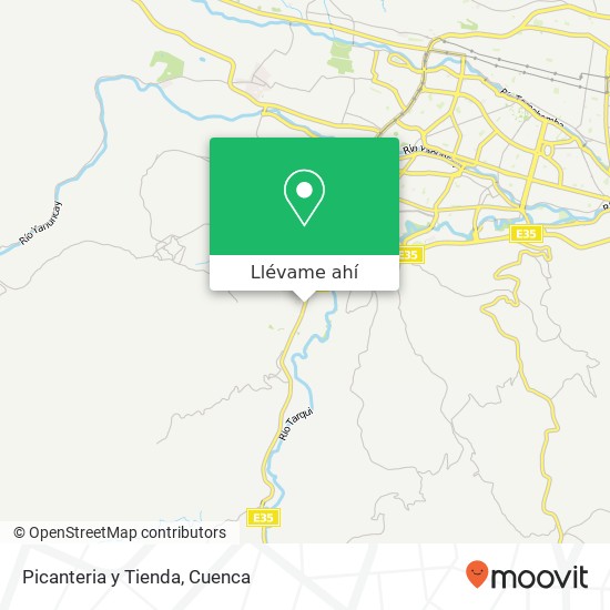 Mapa de Picanteria y Tienda, E35 Cuenca, Cuenca