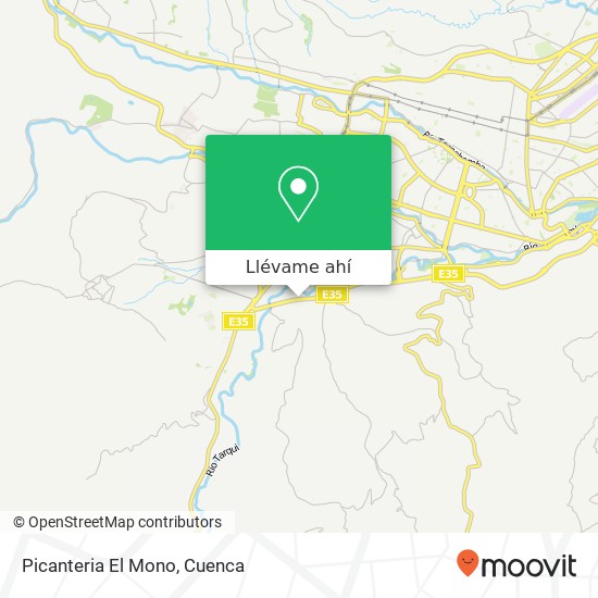 Mapa de Picanteria El Mono, Avenida de Circunvalación Sur Turi, Cuenca