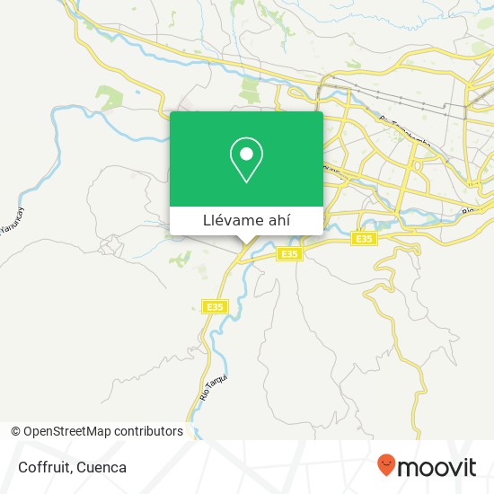 Mapa de Coffruit, Loja
