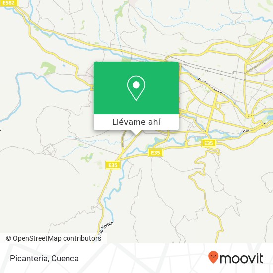 Mapa de Picanteria, Loja Cuenca, Cuenca