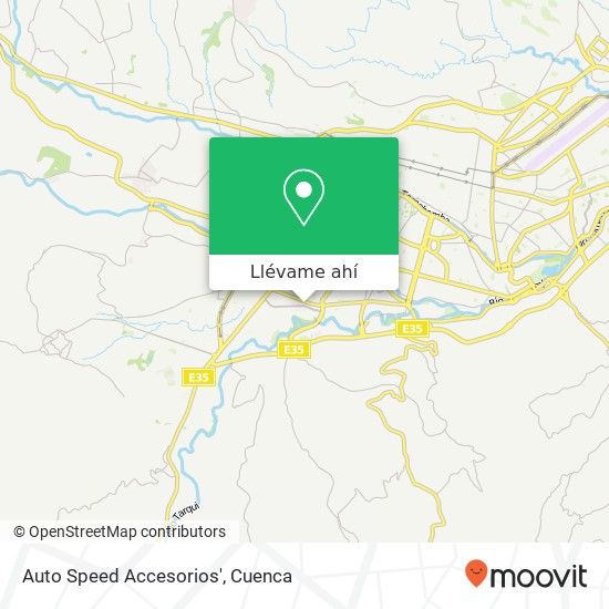 Mapa de Auto Speed Accesorios', Bartolome Ruiz Cuenca, Cuenca