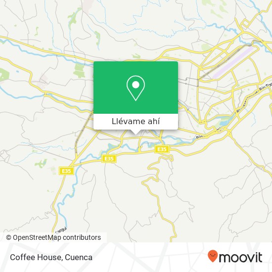 Mapa de Coffee House, Fernando de Aragón Cuenca, Cuenca