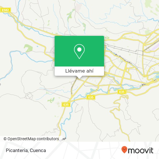 Mapa de Picanteria, Don Bosco Cuenca, Cuenca
