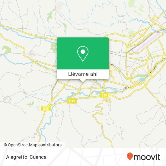 Mapa de Alegretto, 12 de Octubre Cuenca