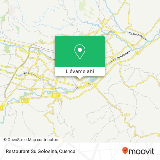 Mapa de Restaurant Su Golosina, Avenida del Paraiso Cuenca, Cuenca